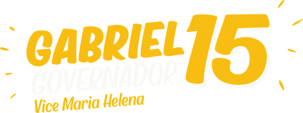 Gabriel 15, Governador. Vice Maria Helena. MDB
